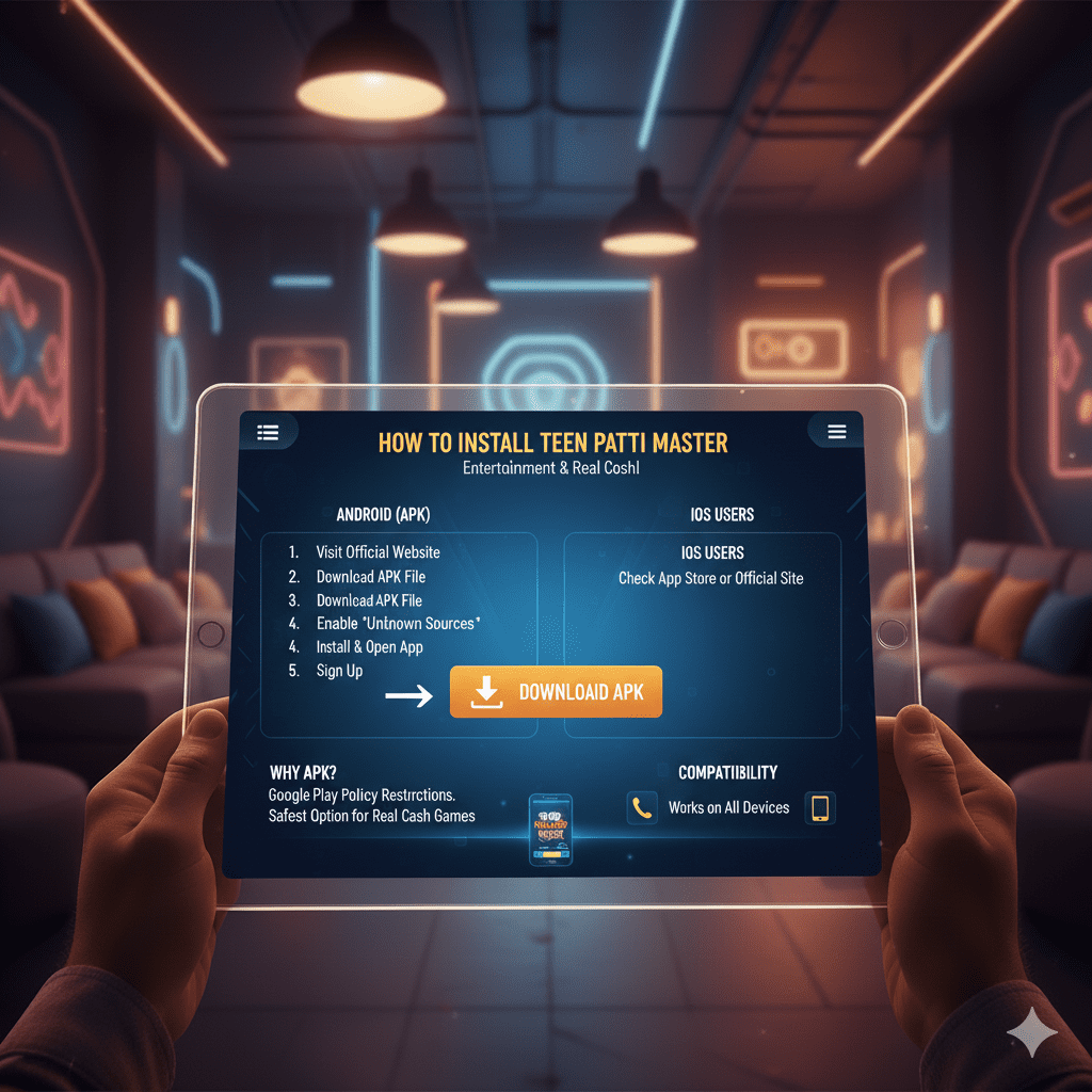 Download & Install teen patti master